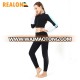 Color Customize 2.0mm Fabric Top Women Sex Wetsuit With Quality Zipper